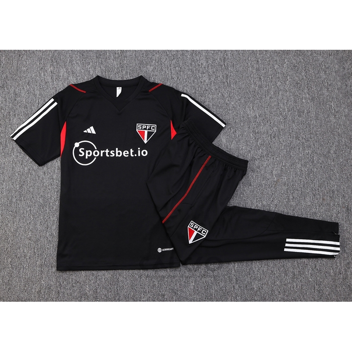 Tuta da Track Sao Paulo Manica Corta 2023-2024 Nero